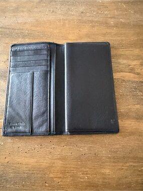 Nappa Vitello by bosca trifold check card leather wallet